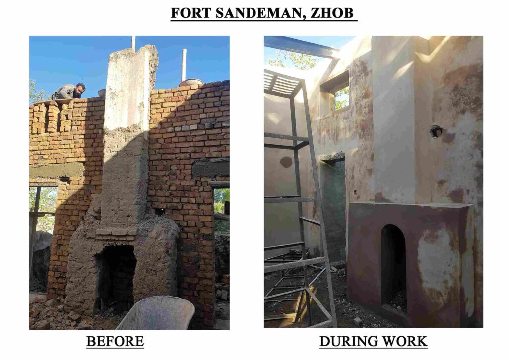 renovation of Sandeman Fort